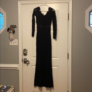 Jump Apparel Black Lace Gown Sz 1/2